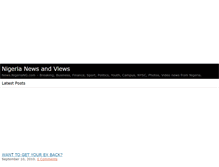 Tablet Screenshot of new.nigeriang.com