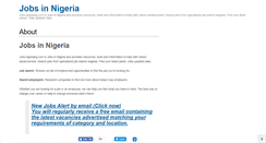 Desktop Screenshot of jobs.nigeriang.com